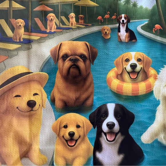 Large Dog Print Tote Bags (2) - Picture 2 of 2